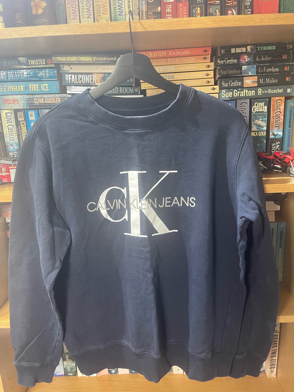 Calvin Klein Jeans blue sweatshirt. Size M.