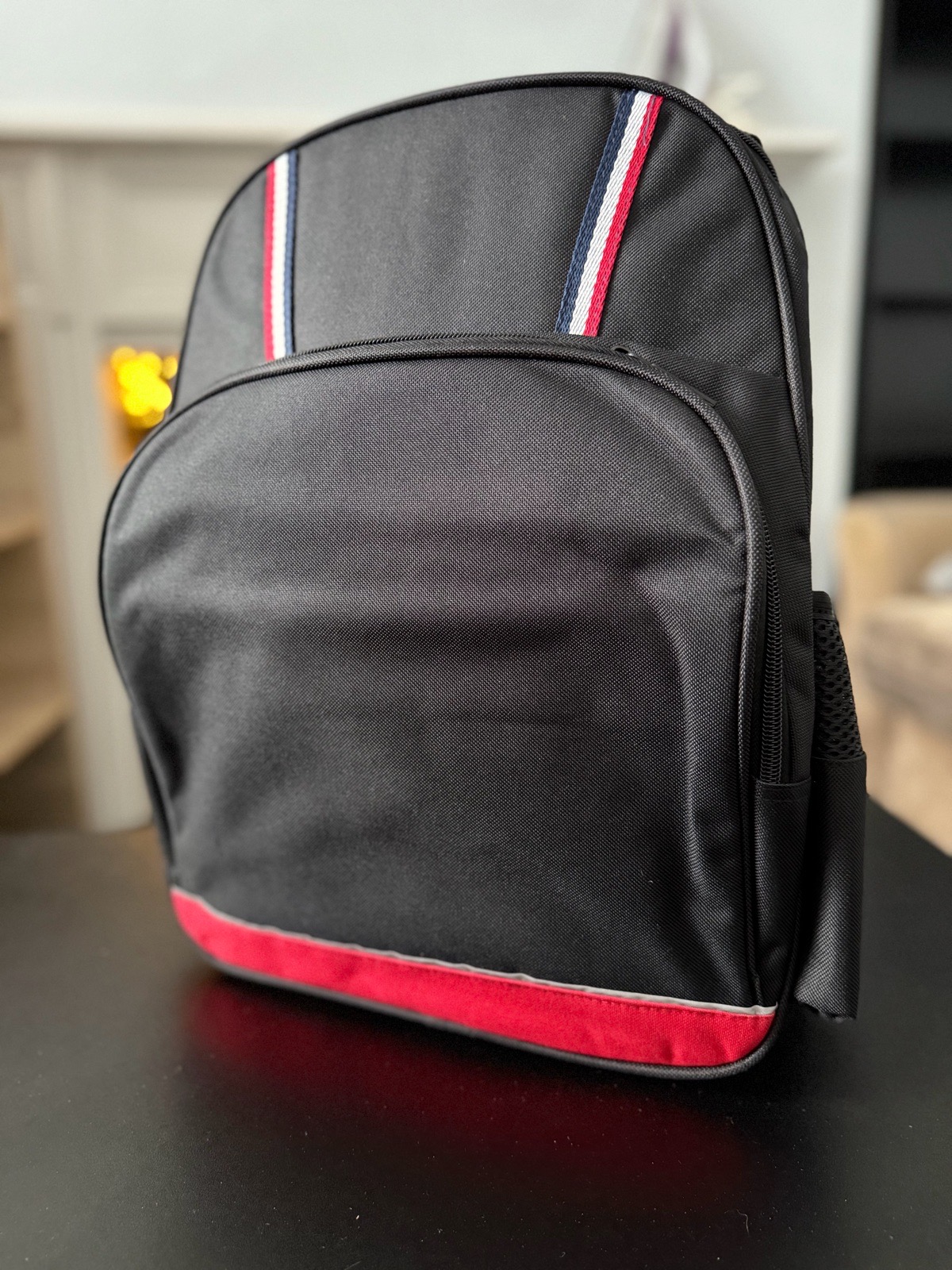 Kids  Backpack with Red & Blue Stripes