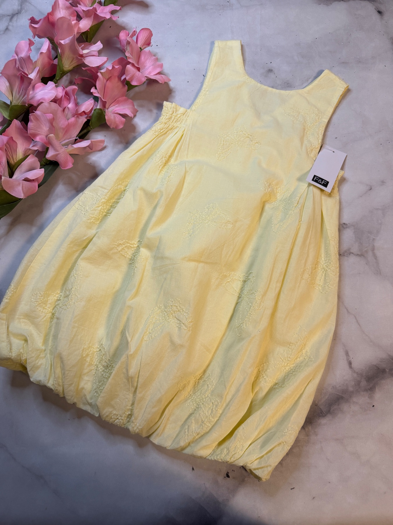 Yellow dress by F&F🌺6-7 years