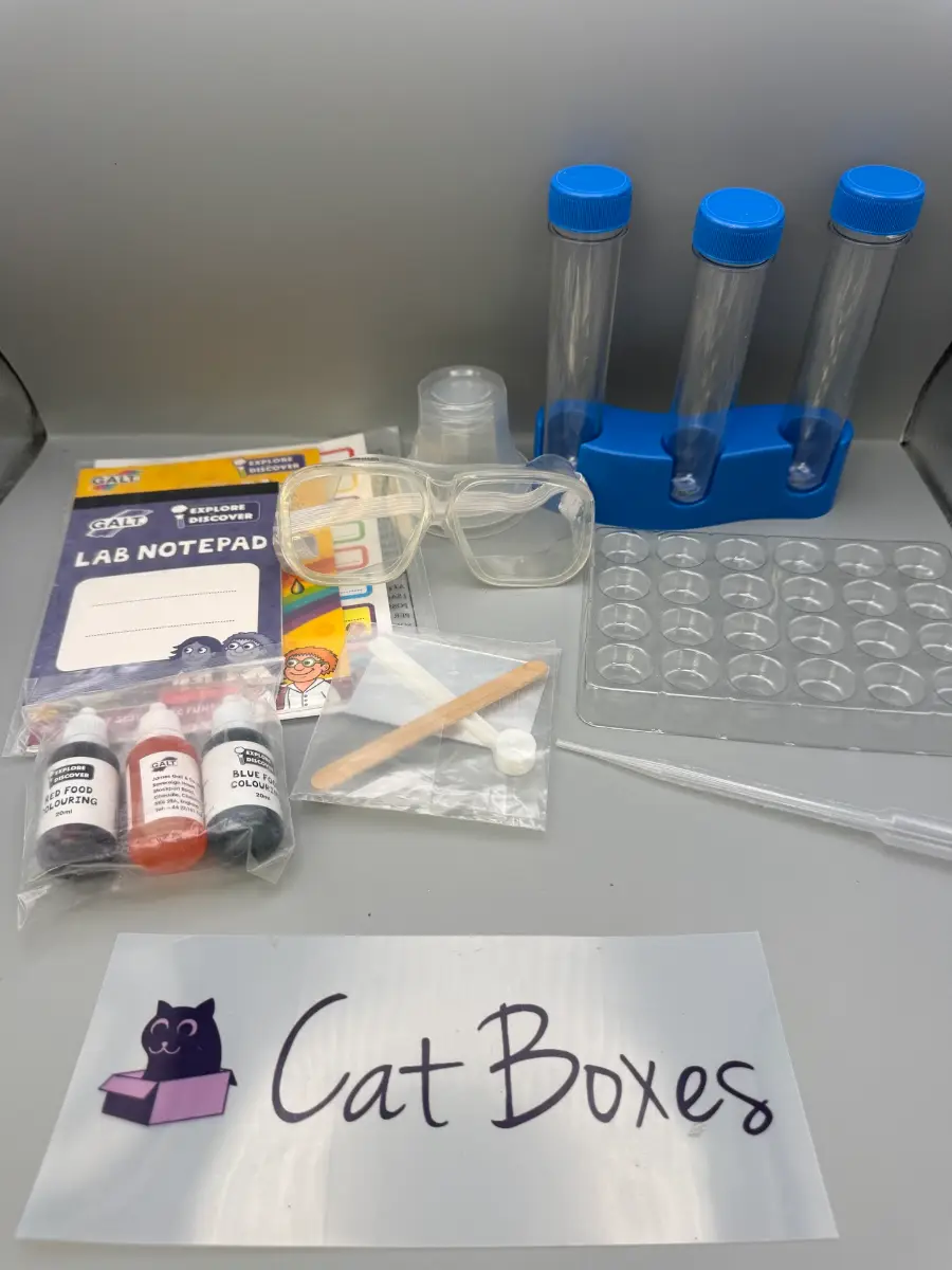 Galt Rainbow Lab Science Experiment Kit - Unused Incomplete *Missing Crystals*