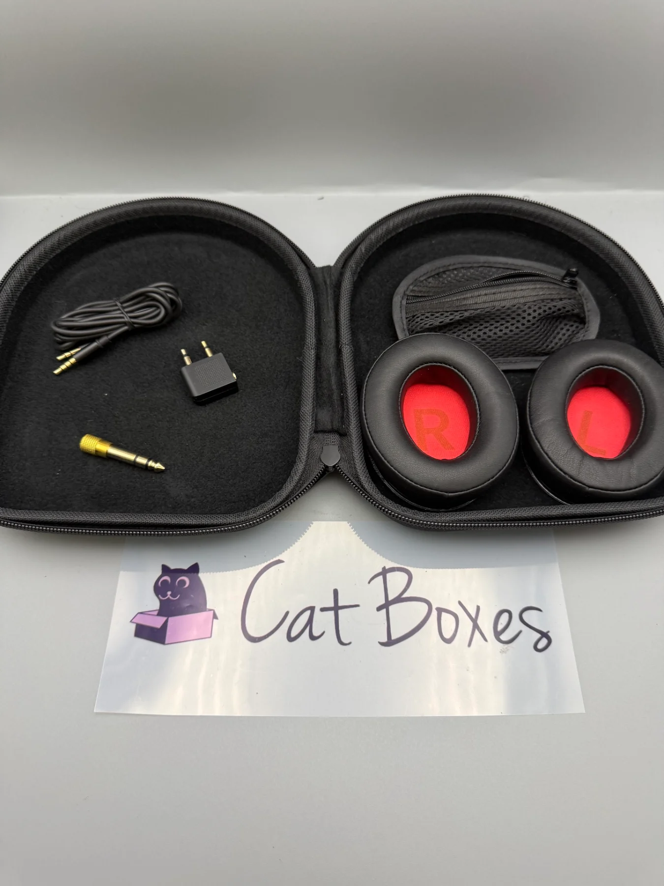 Lindy BNX-60XT - Case, Earpads, Audio Cable & Adapters Only