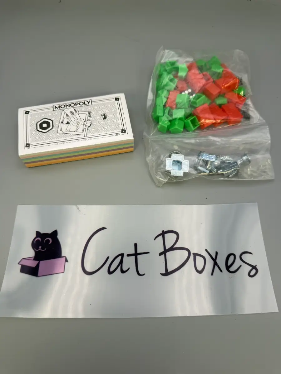 Monopoly Roblox Replacement Parts - Money, Houses, Hotels, Dice, Metal Tokens