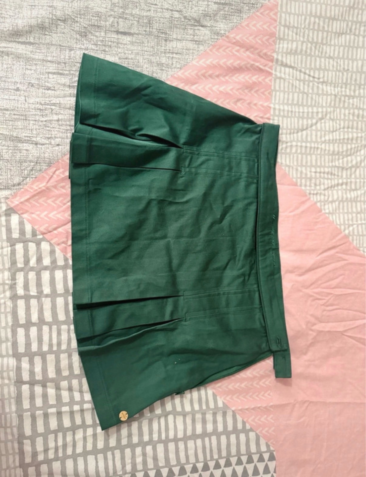 green superdry mini skirt