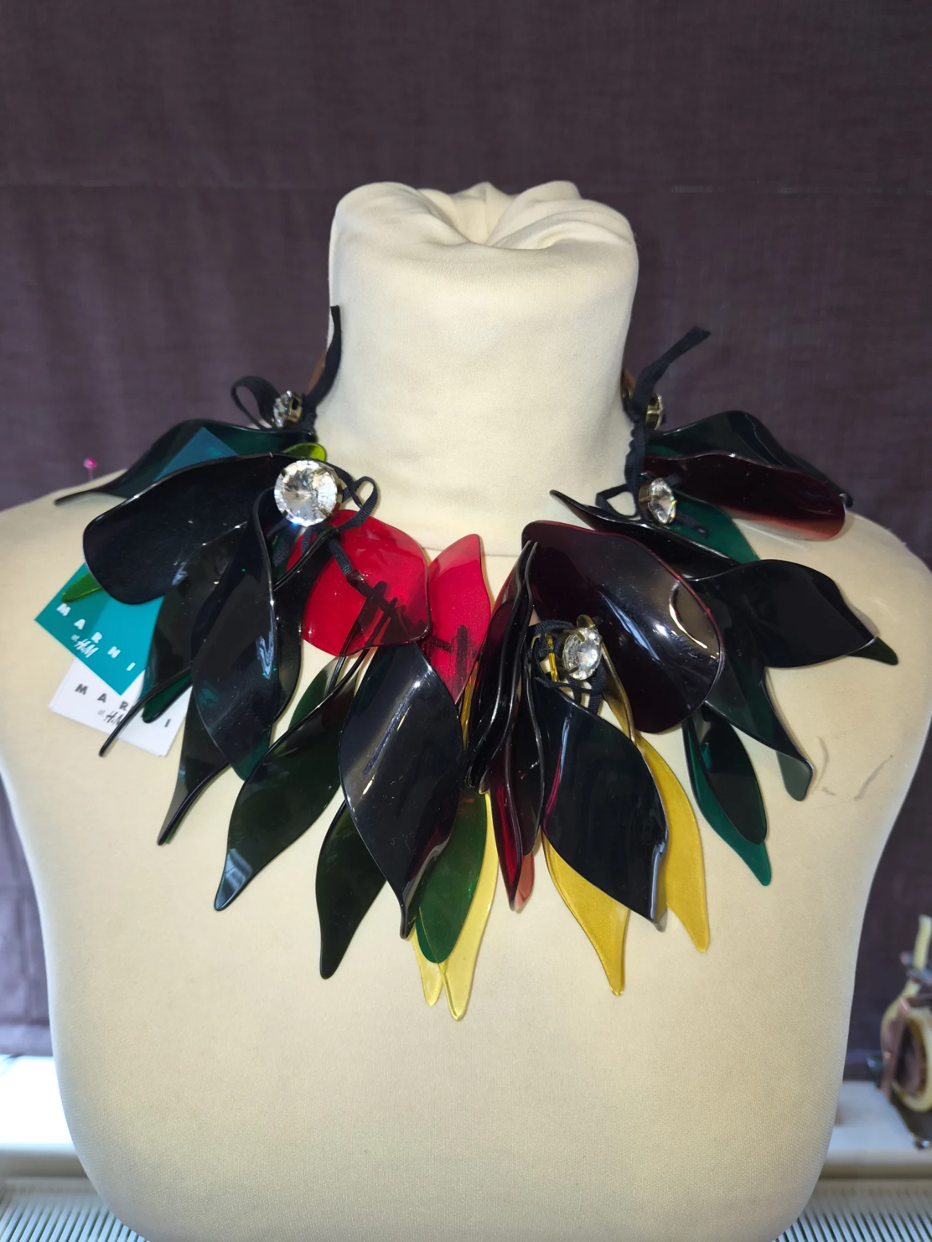 Marni x H&M statement acrylic necklace choker