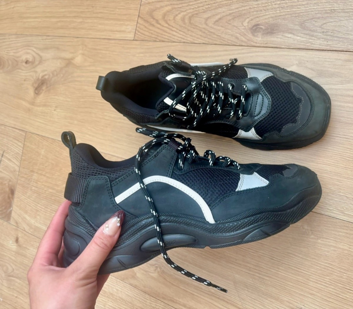 IRO Black Chunky Trainers | UK 5 / FR 39 | Made in Italy | Brand New