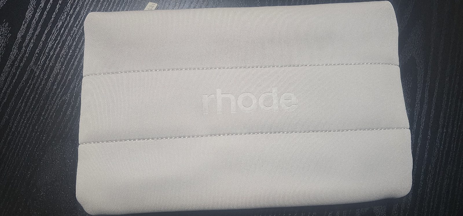 New rhode grey makeup bubble bag
