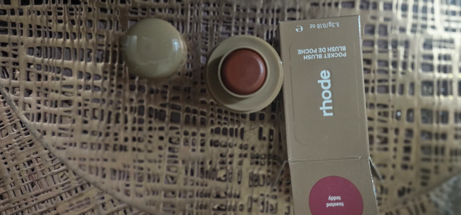 New toasted teddy pocket blush rhode