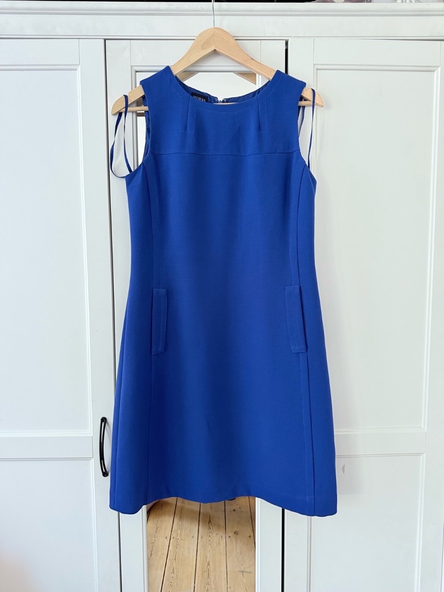 Hobbs Royal Blue Midi Dress Size 10