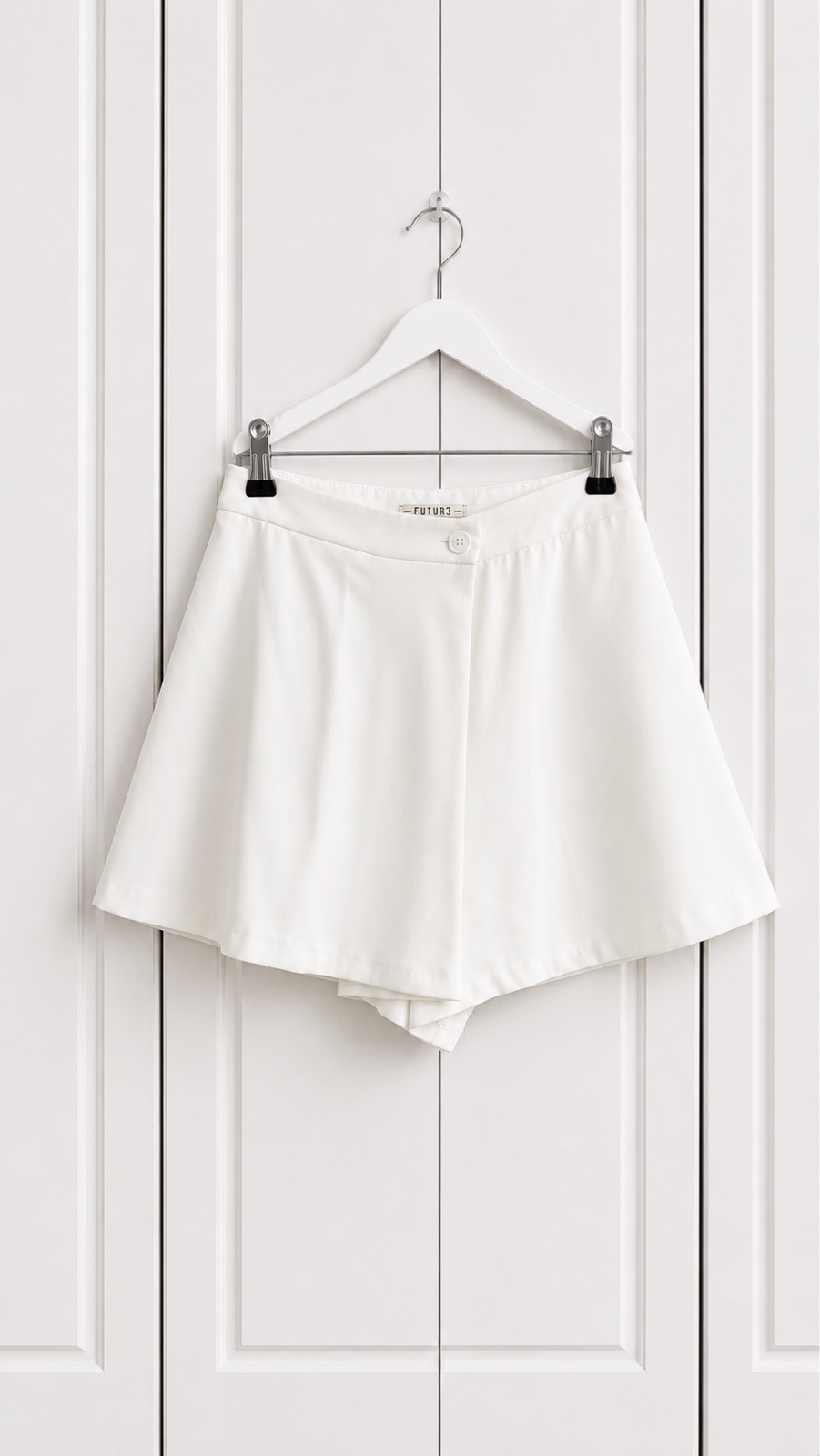 FUTUR3 Cream Tailored Skort UK 4–6