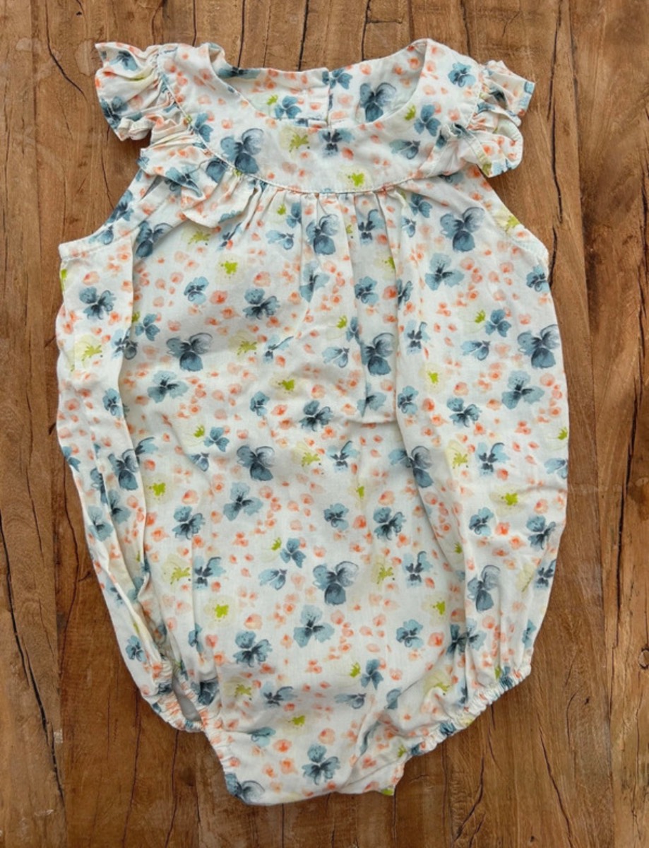 Marie Chantal | floral romper | size 3-6m