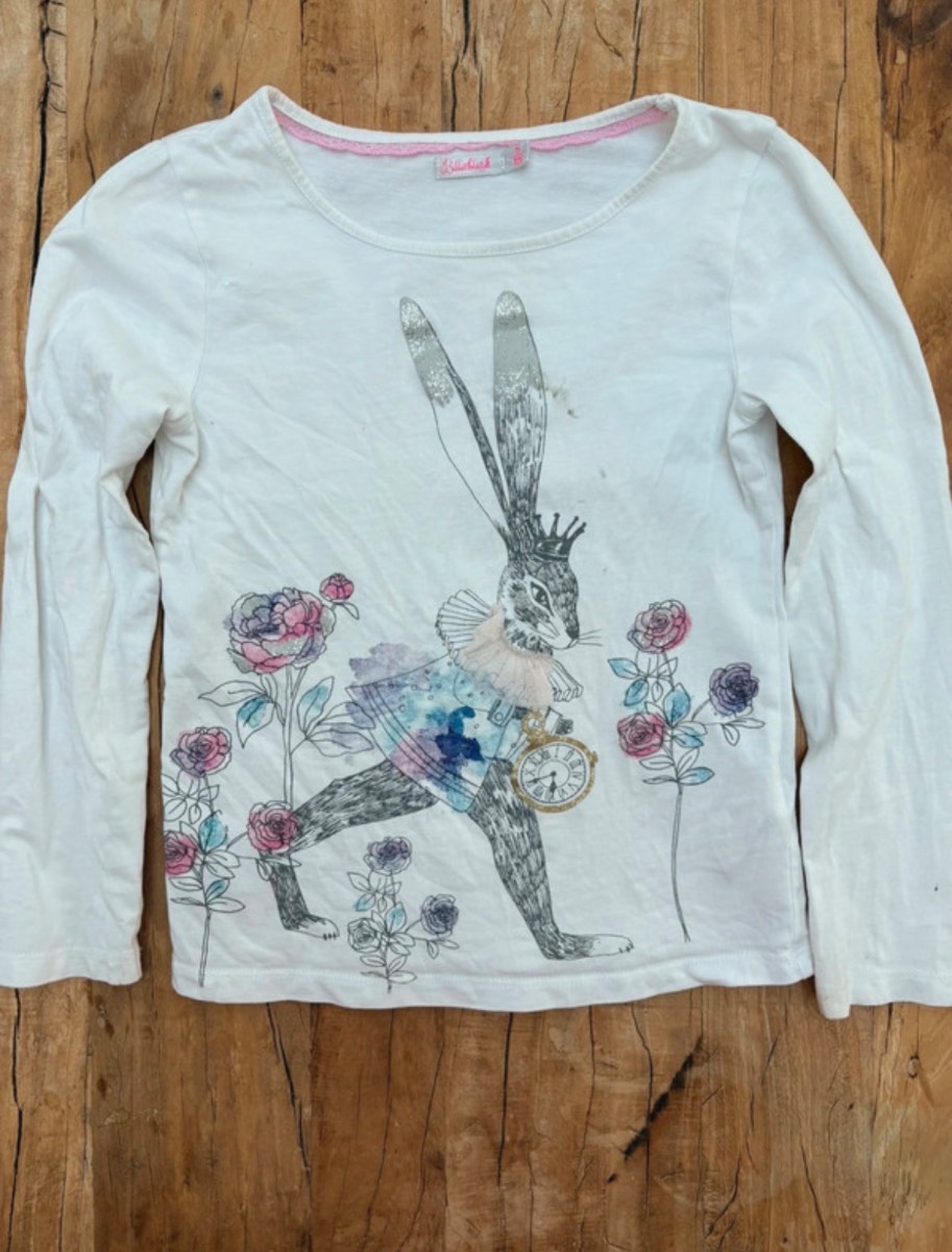 Billieblush | rabbit t-shirt | size 4