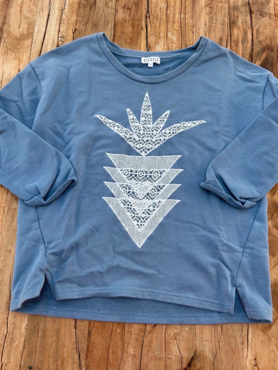 Claudie Pierlot | pineapple sweatshirt | size 6-8