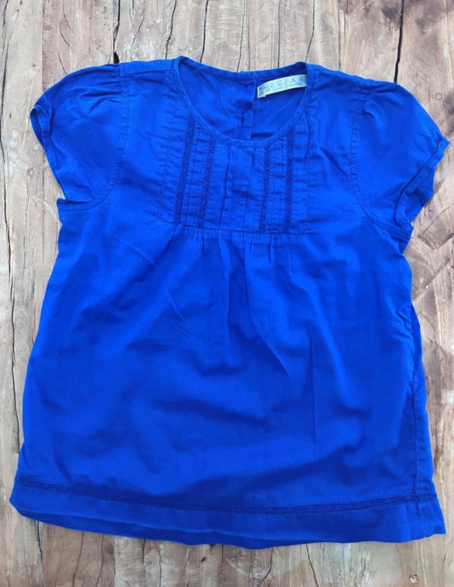 CFK | summer blouse / tunic with lace detail