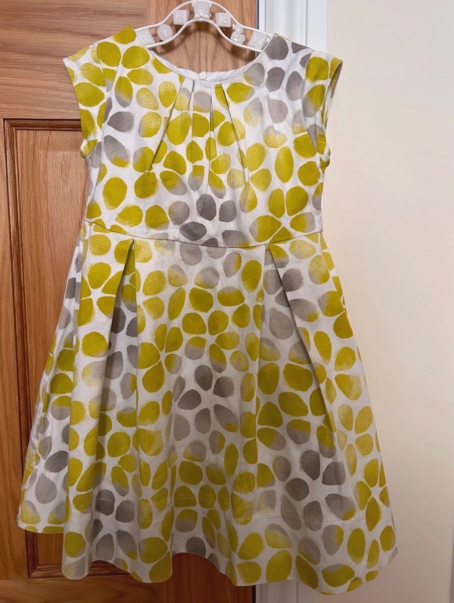 Mayoral | patterned lined dress | size 5