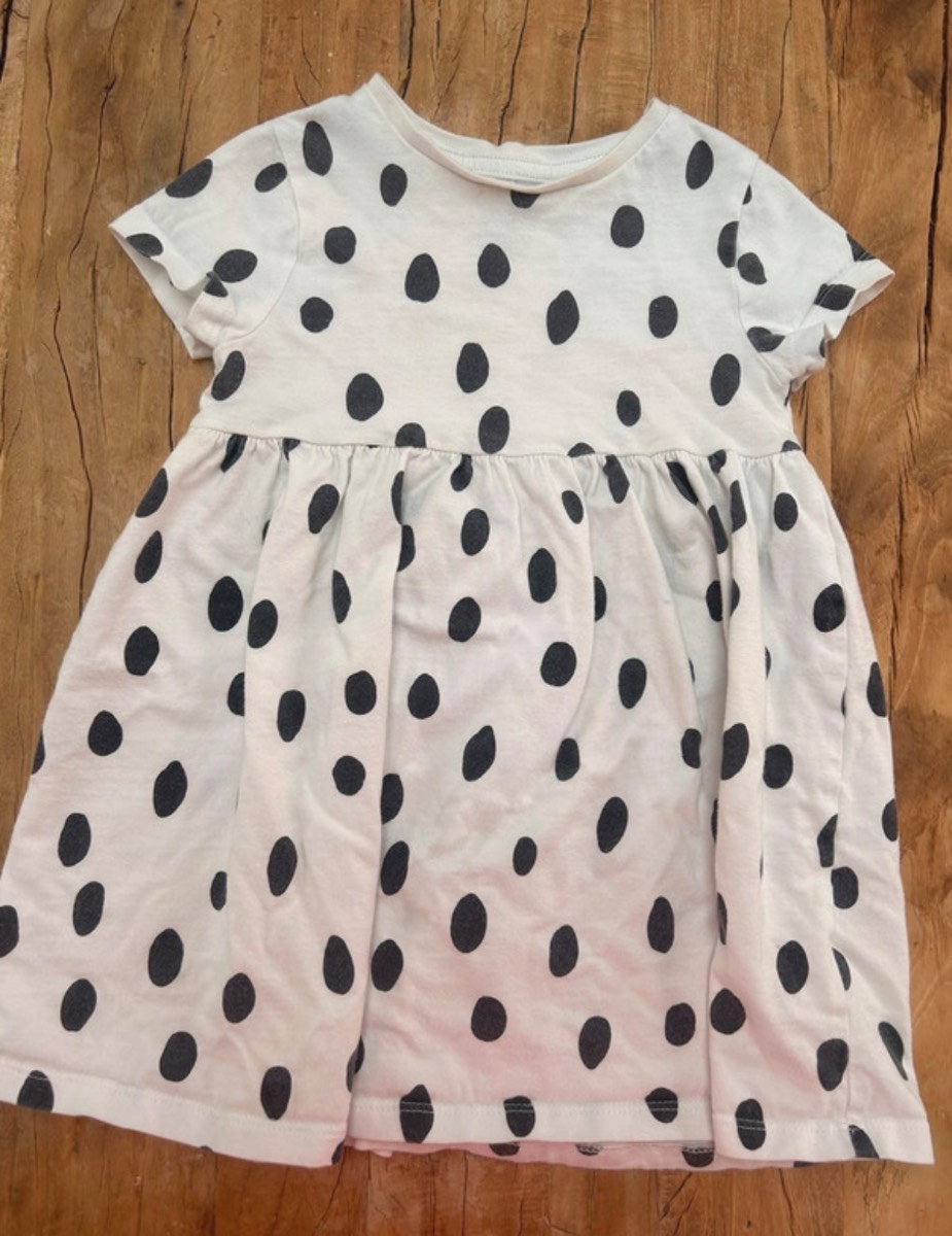F&F | spotty t-shirt dress | size 2-3