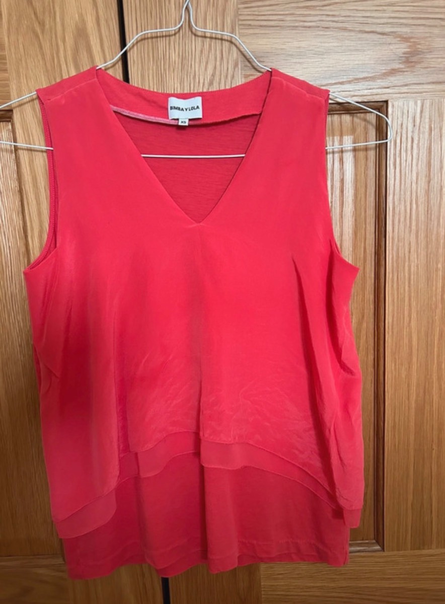 Bimba Y Lola | sleeveless vest top | size XS