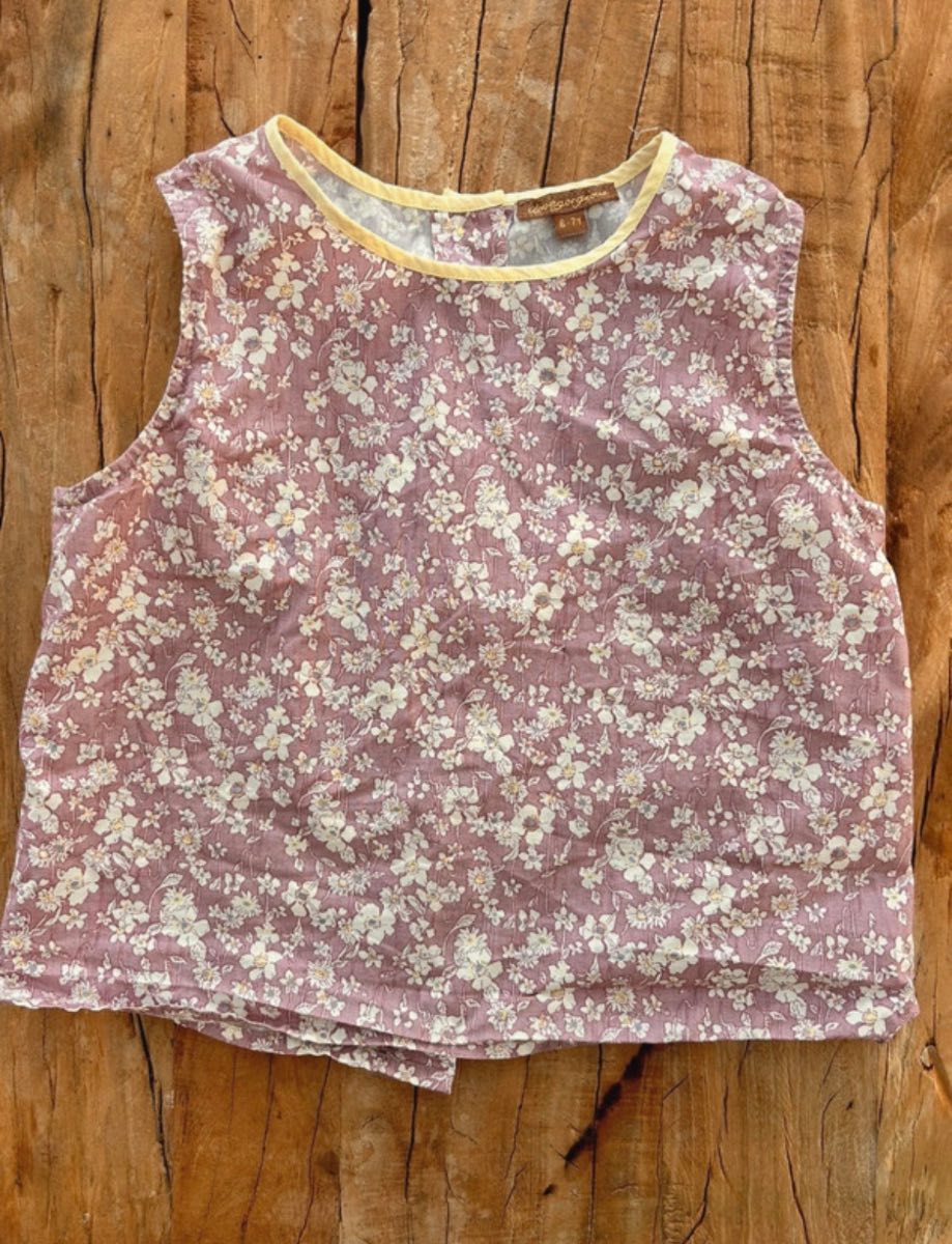 I Love Gorgeous Floral Sleeveless Top size 2-4