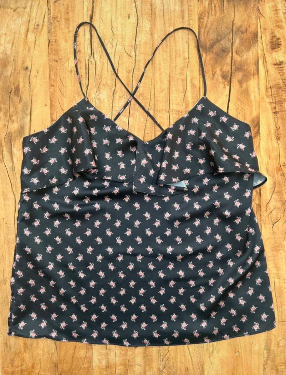 Anthropologie | navy floral camo | size 6