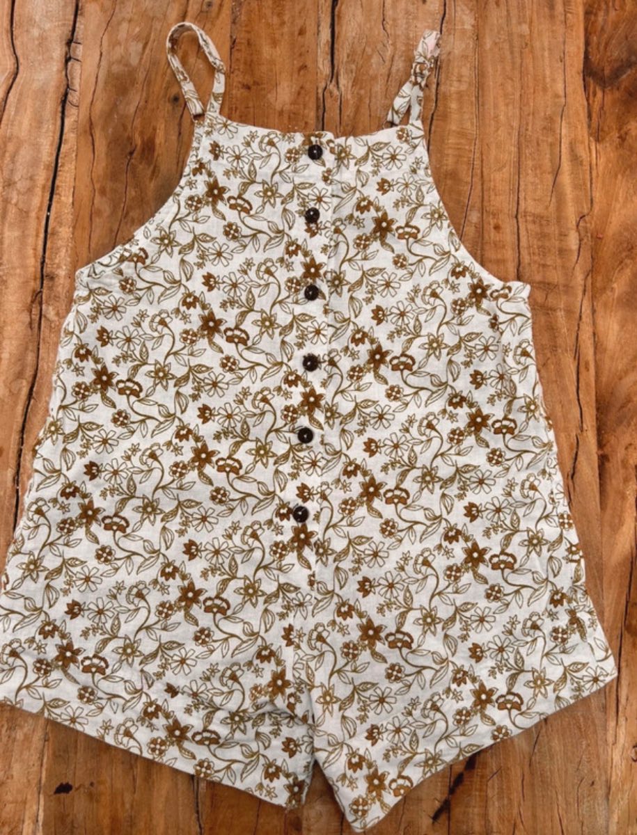Mii Love Mu | floral playsuit | size 4
