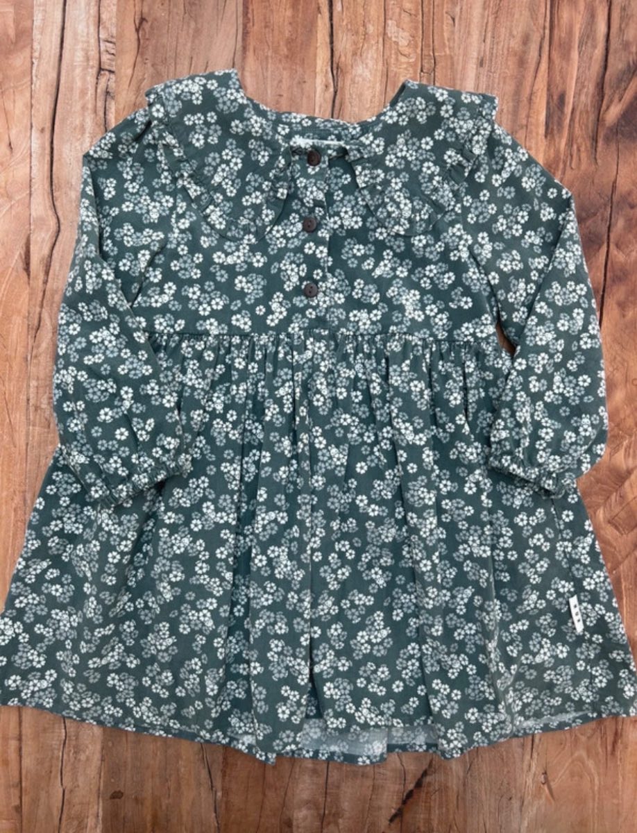 Hux | floral corduroy dress | size 4