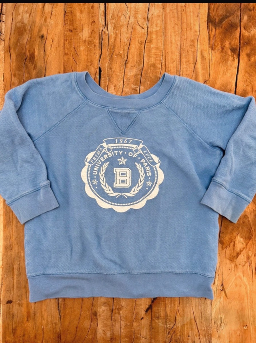 Bonpoint unisex college style sweater size 4