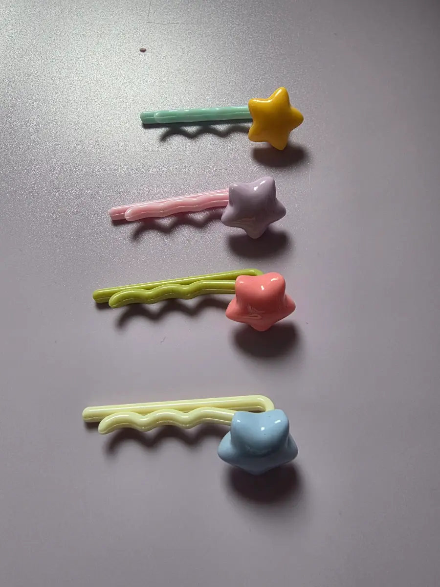 Star baby hair clips