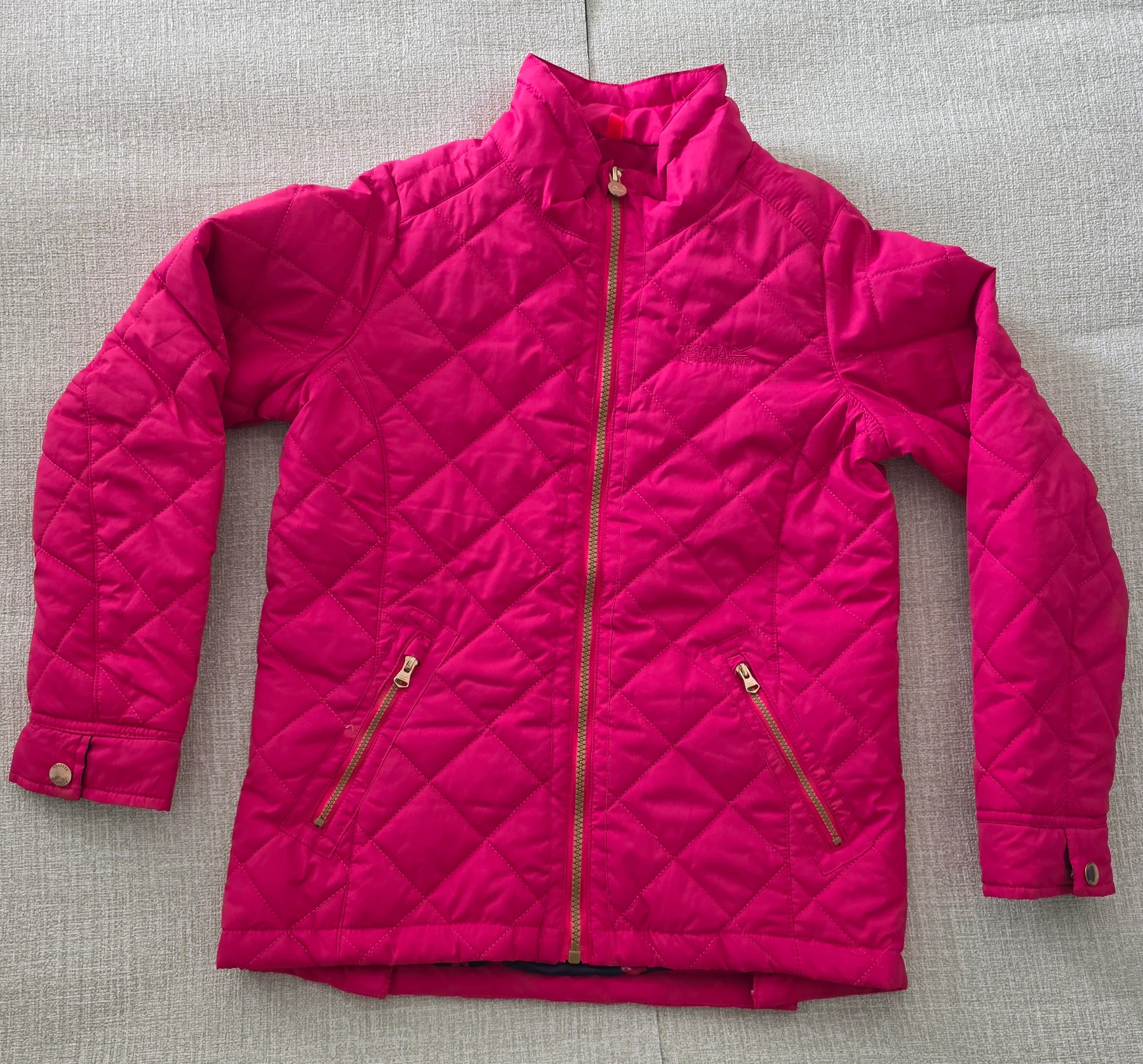 Regatta Girls Pink Quilted Jacket Age 11–12 Years