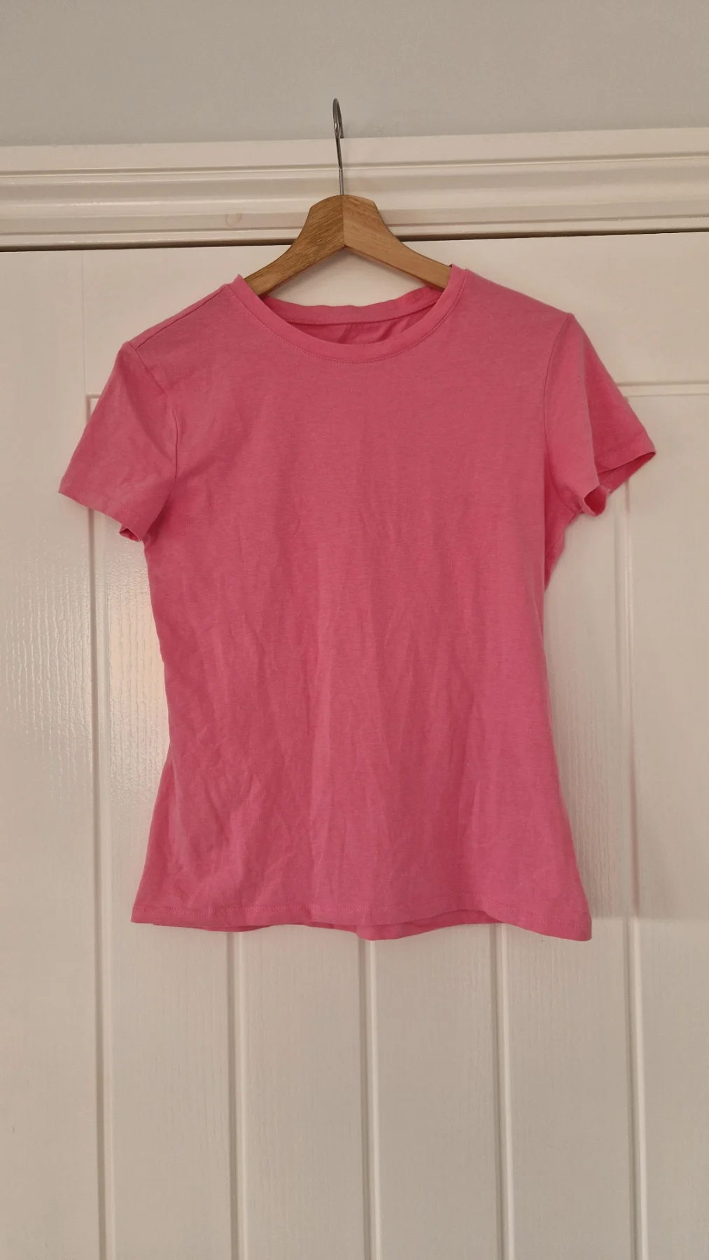Pink Short Sleeve Top S 95%cotton