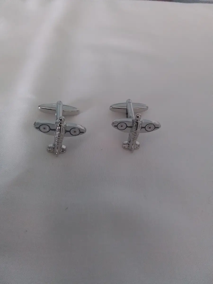 Honey bear ww1 plane cufflinks