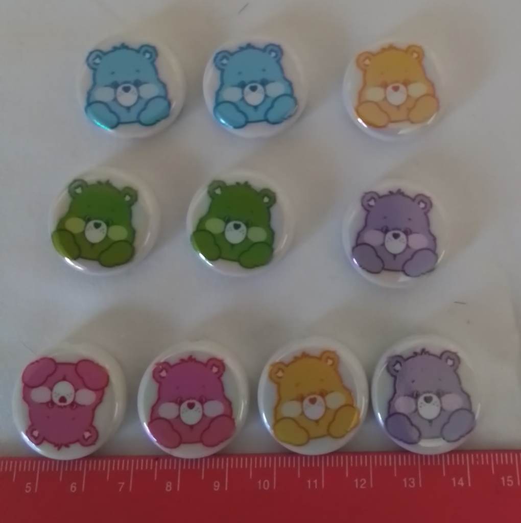10 care bear beads