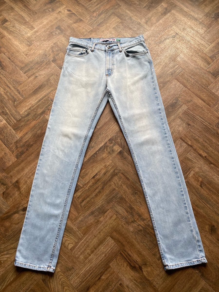 Vintage Carrera 700 Regular Fit Jeans – Light Wash Blue Denim – W32 L34 – Made in Italy