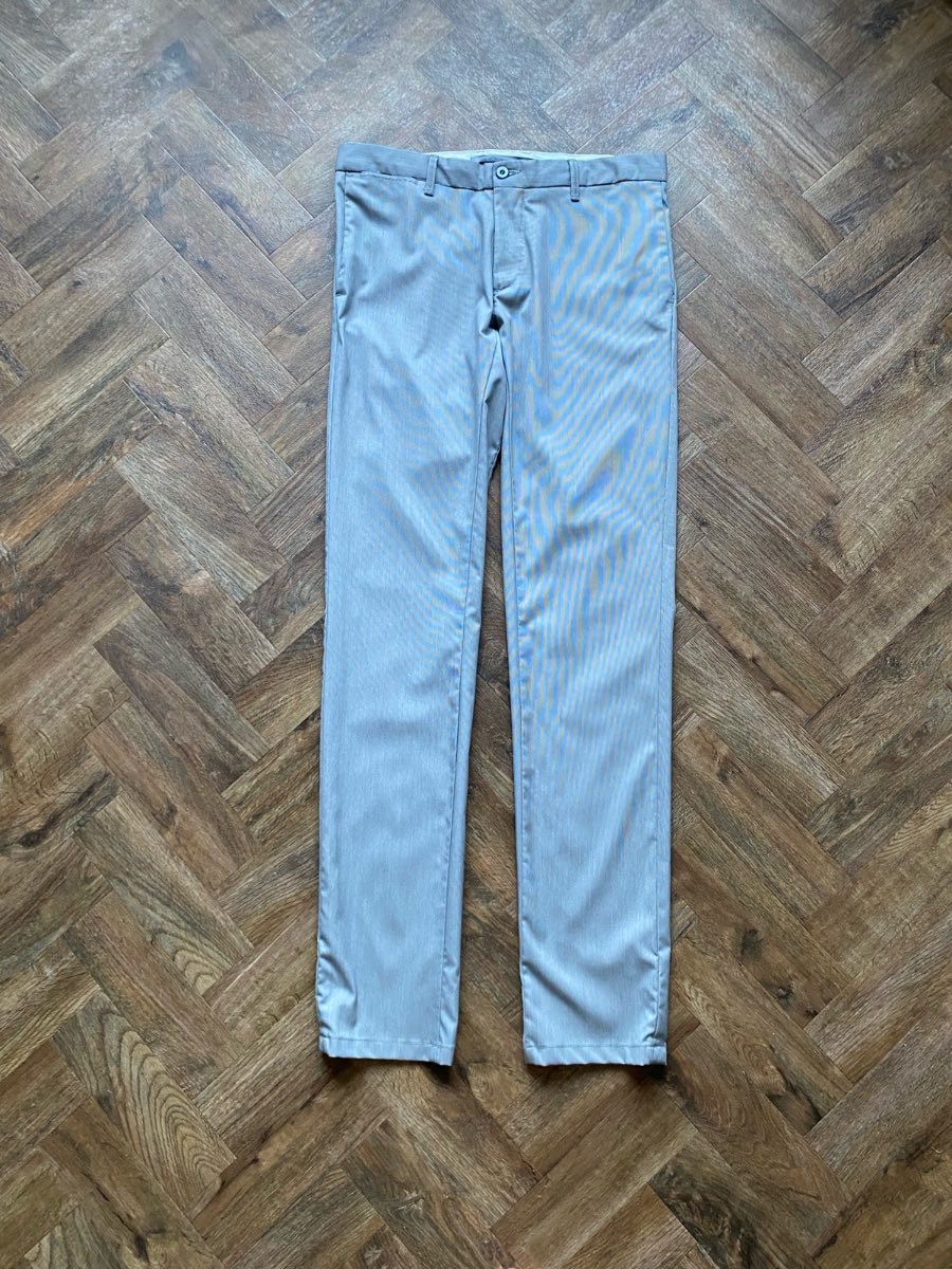 Zara Man Grey Slim Fit Smart Trousers – Waist 32, Leg 32
