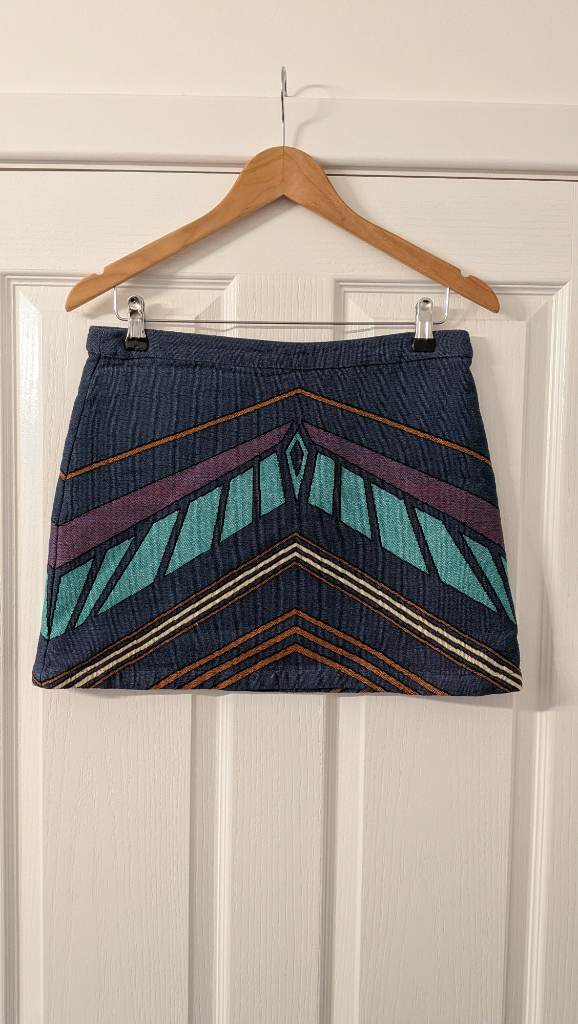 Ladies navy Topshop skirt