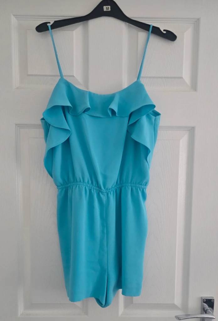 Blue Topshop playsuit Size 10