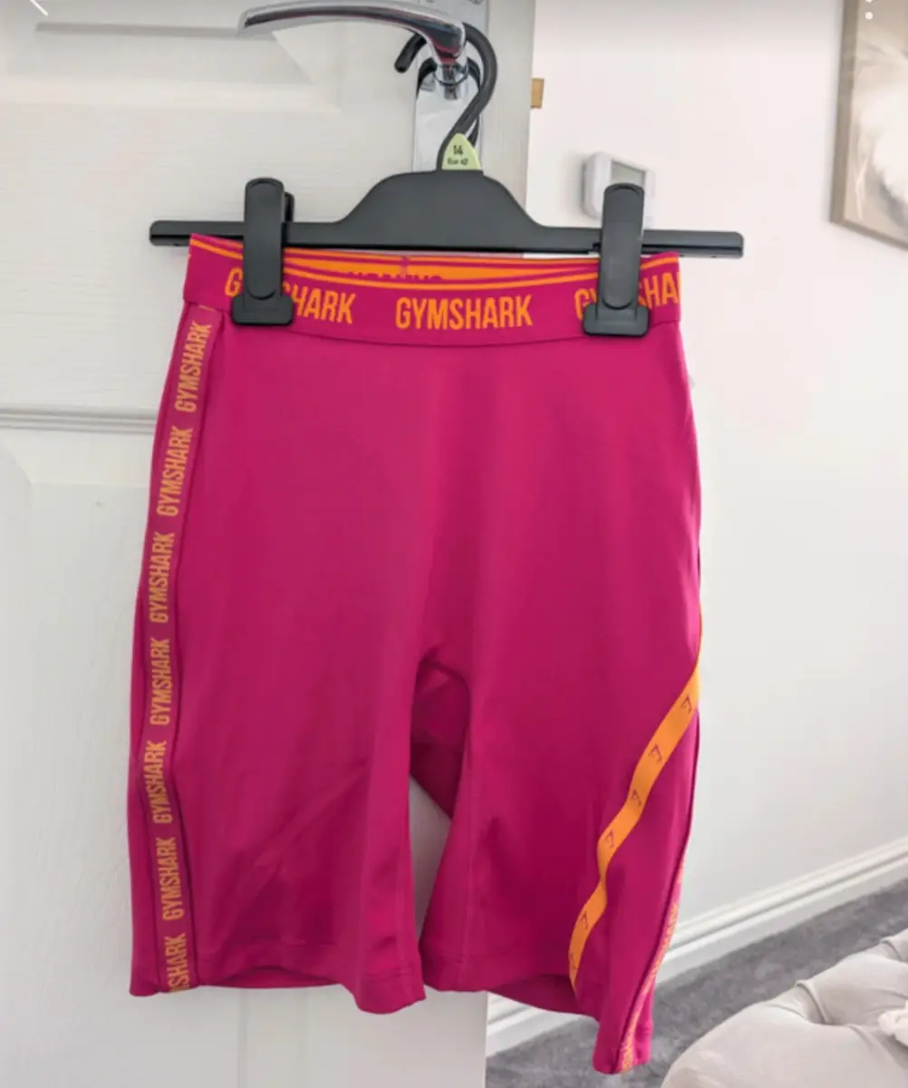 Small Pink & Orange Gymshark shorts brand new