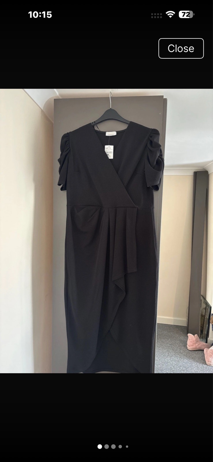 Quiz black dress size 18