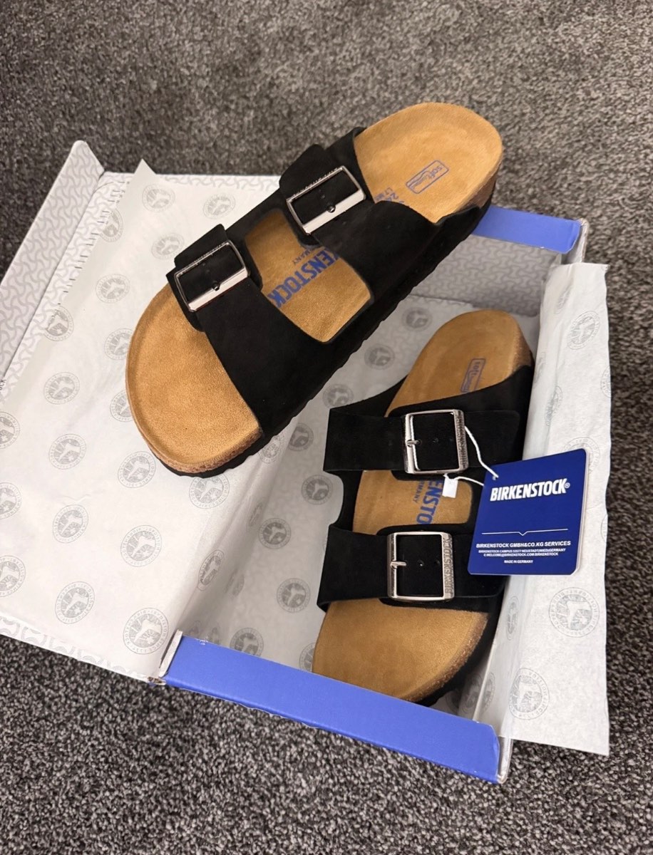 Birkenstock Arizona black EU 38 UK 5 new