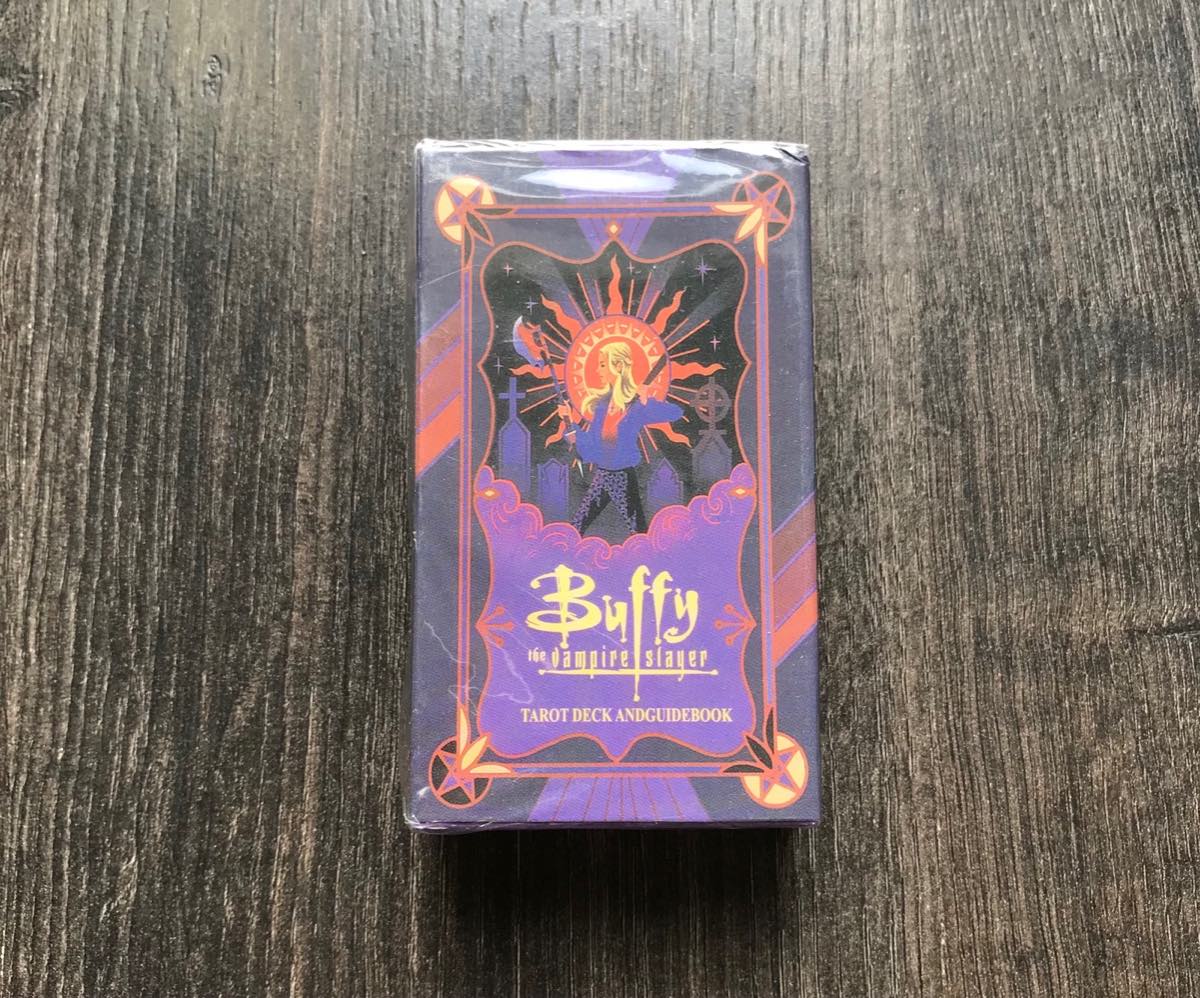 Buffy the vampire tarot card deck cards witch witchy purple gift