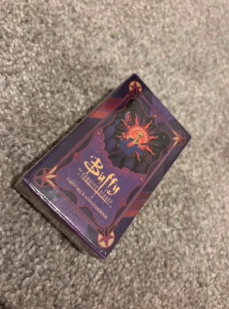 Buffy the vampire slayer tarot cards deck purple witch goth emo alt gift