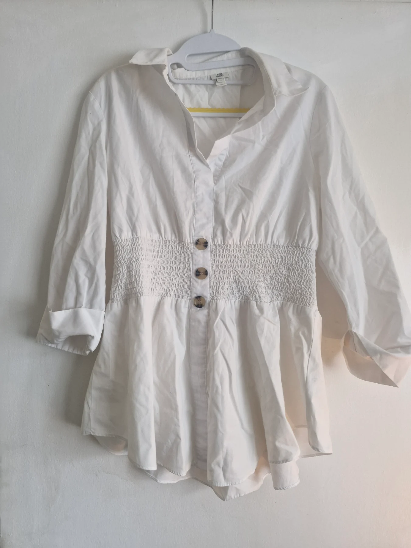 River island white blouse size 12