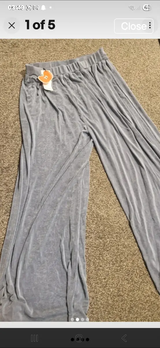 Bnwt cider sparkly silver trousers 16/18