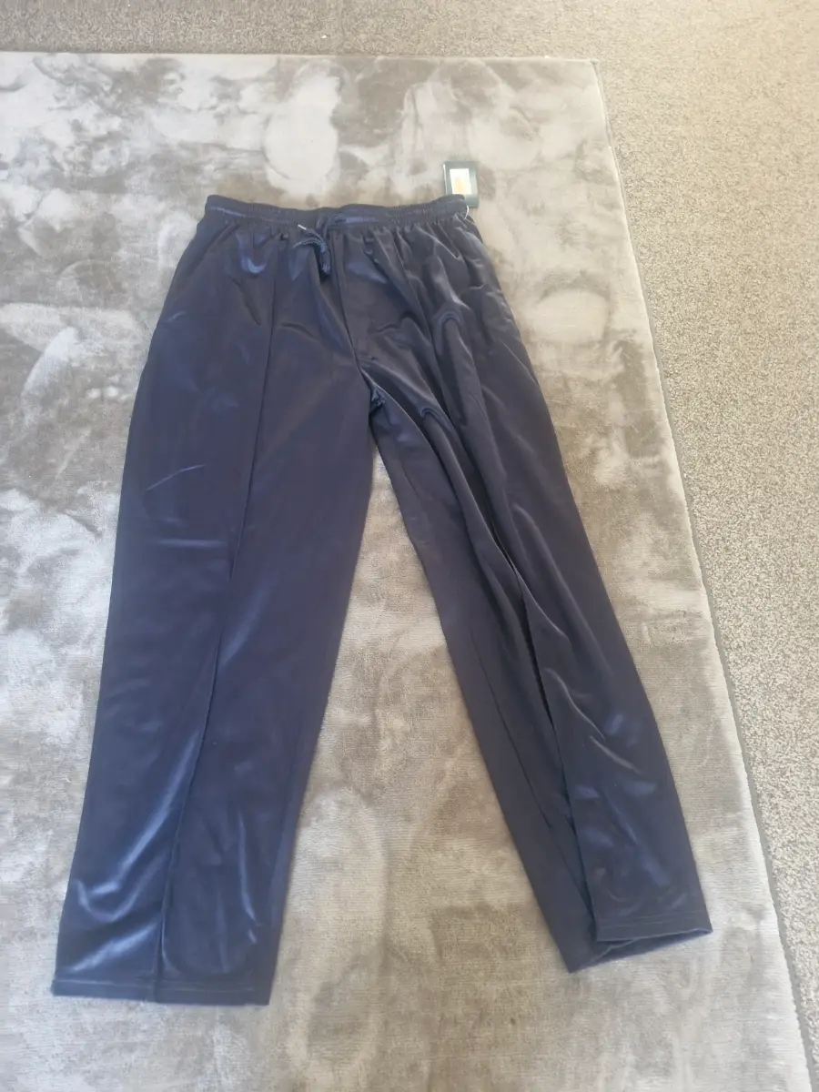 New mens 2xl Wide leggings joggers in blue