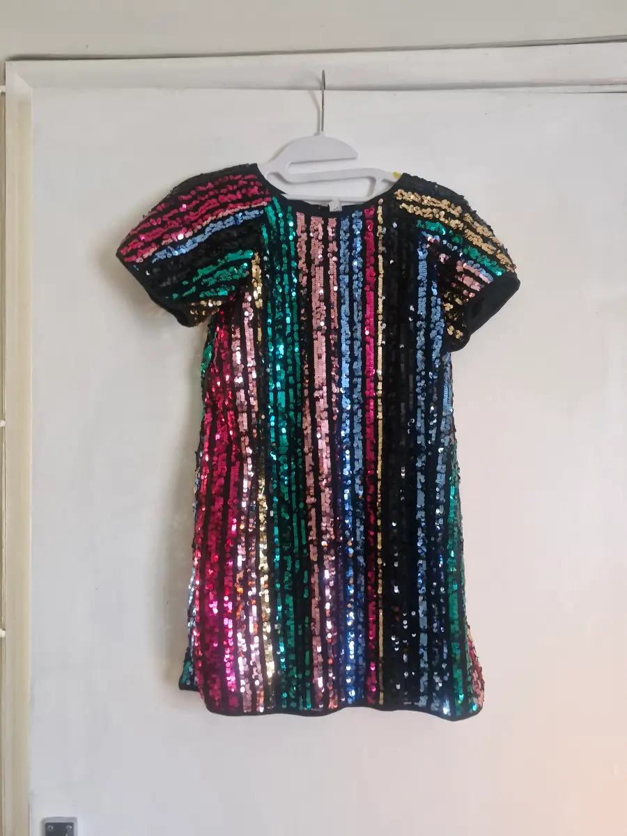 Age 9 tu girls sparkly dress