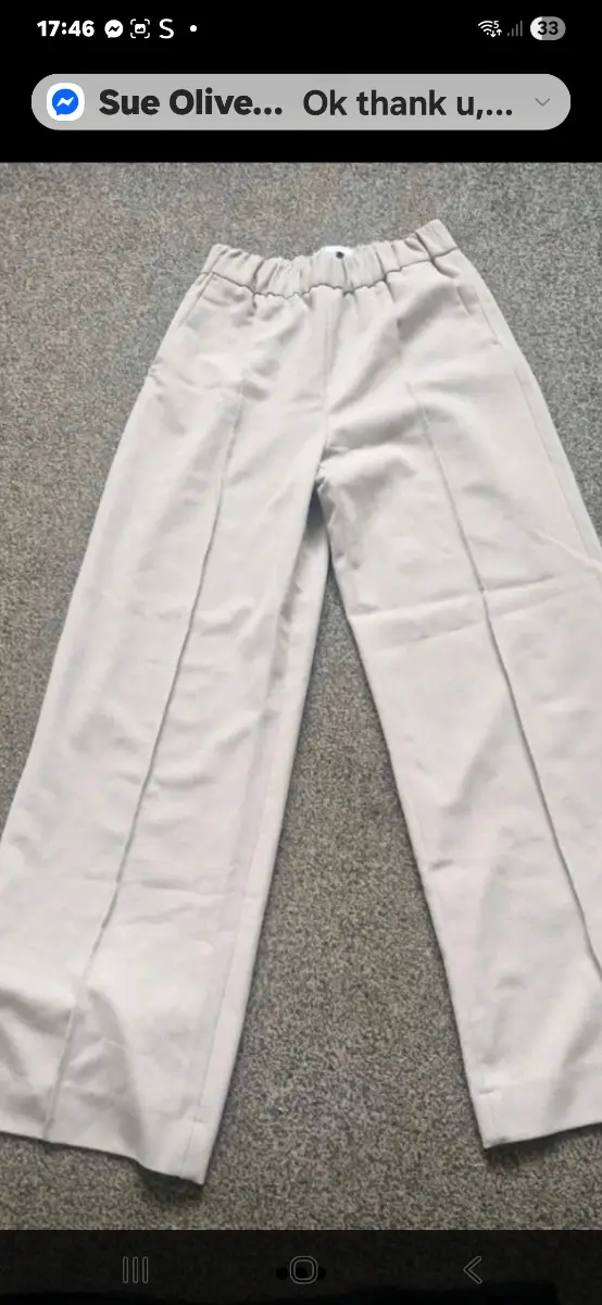 Xs zara wide leg trousers