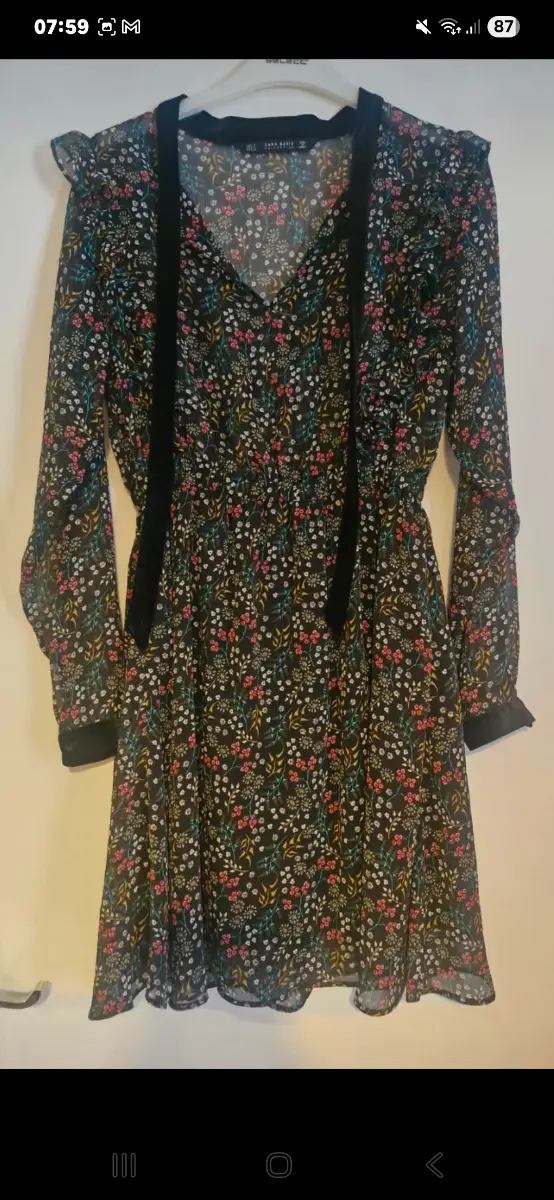 Zara basic dress size 8