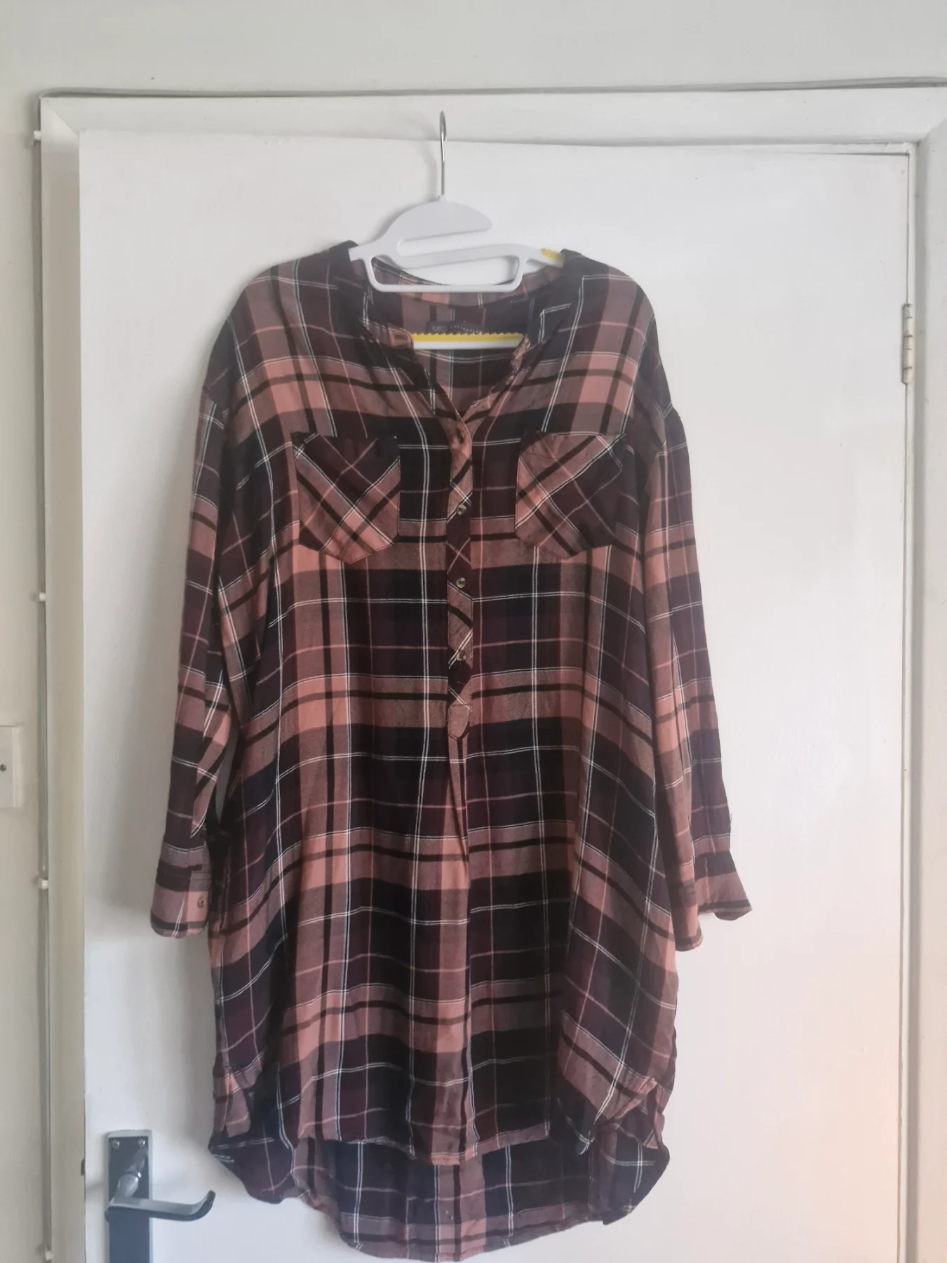 Marks And spencers ladies check shirt size 14