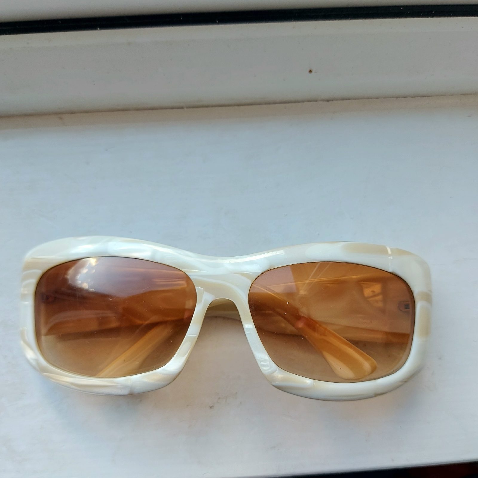Gucci rare white marble crystal GG 2971/S SVDBA sunglasses