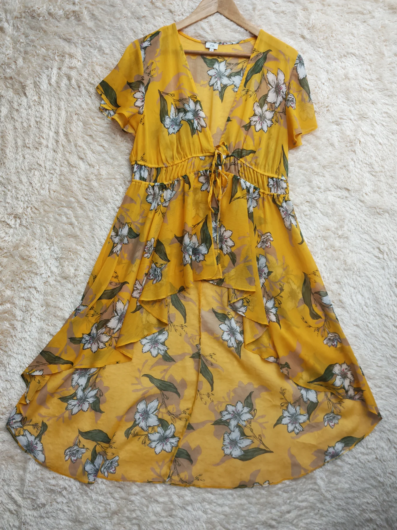 River Island summer beach dress, sargon size 16