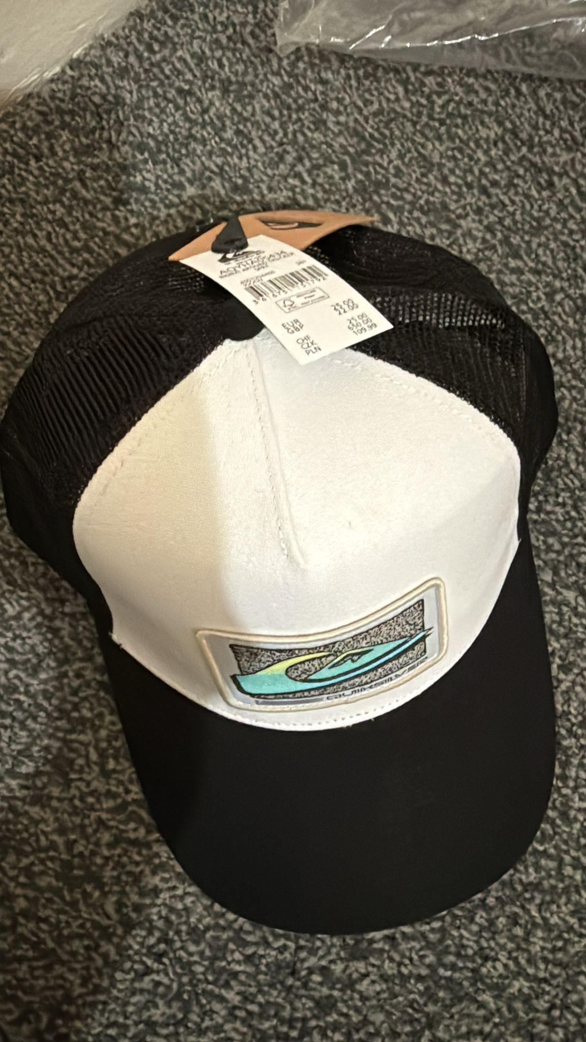 Quiksilver Mens Riding Around Trucker Cap White