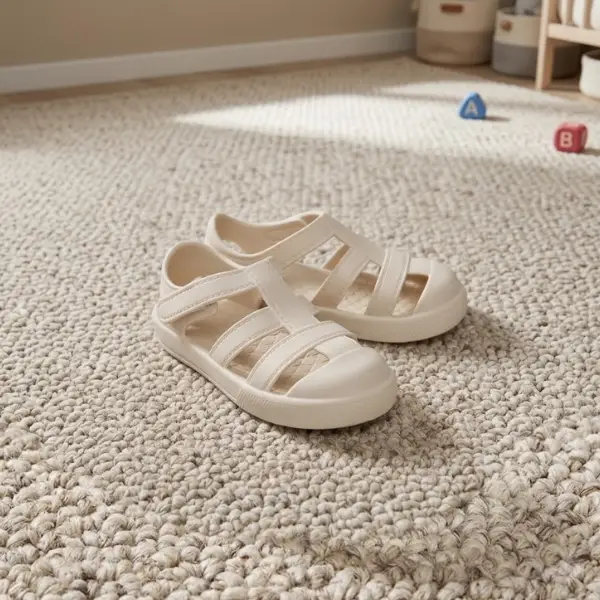 Board Angels Girls Ankle Strap Sandals Beige